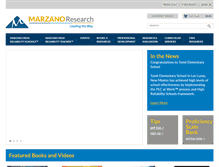 Tablet Screenshot of marzanoresearch.com
